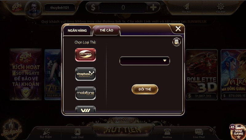 Rút tiền Sunwin: Chi tiết các bước đơn giản cho người mới 3 Chi tiết cách rút tiền game Sunwin về tài khoản an toàn